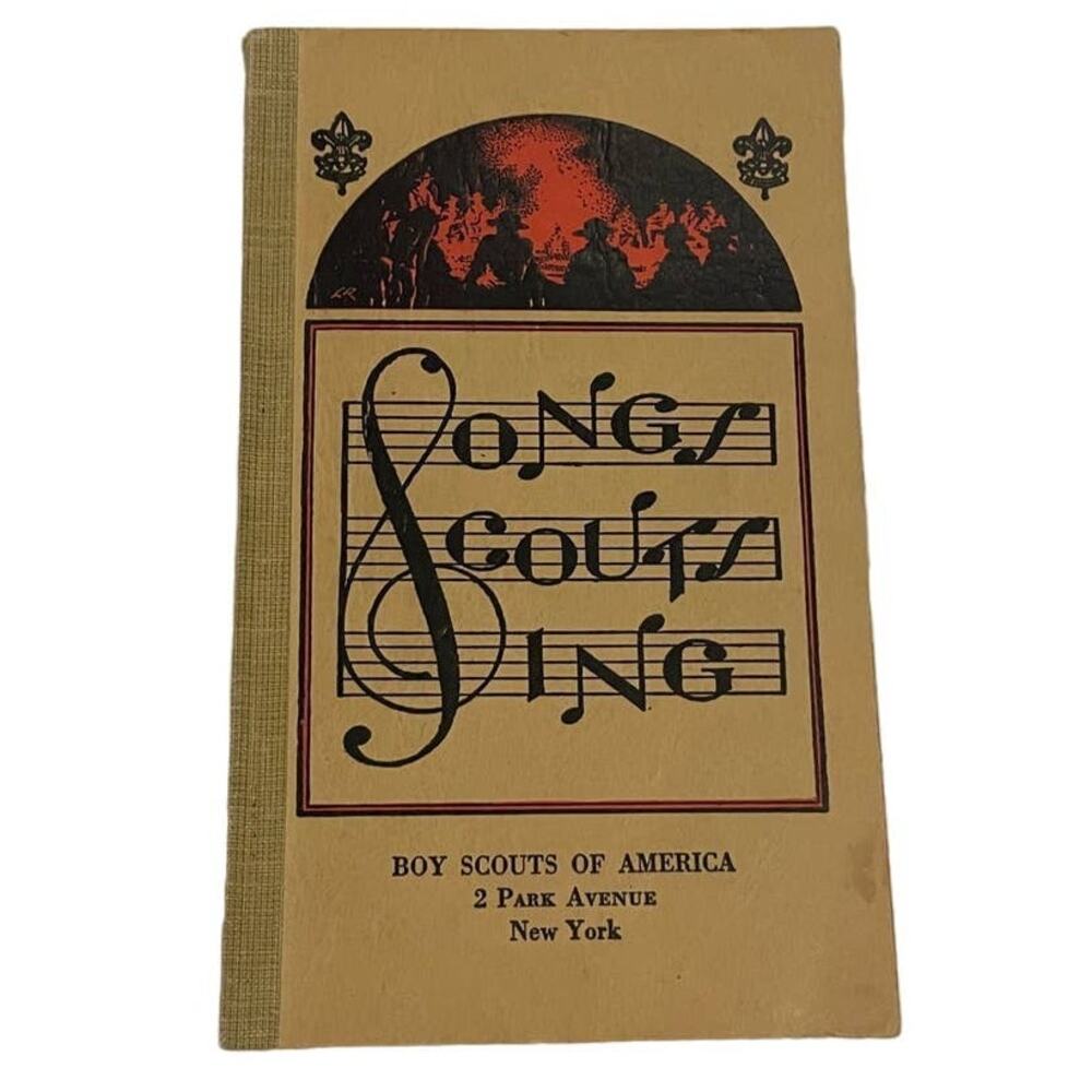 Vintage 1941 Songs Scouts Sing Book Collectible Rare Scout Music Guide